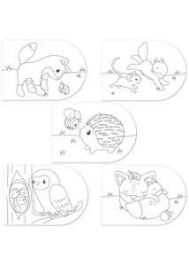 Little Dutch kifestő könyv Forest Friends