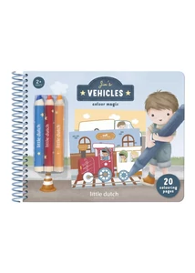 Little Dutch varázsfüzet színesceruzával Jim és barátai