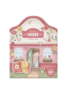 Little Dutch újrafelhasználható matricás füzet Rosa és barátai