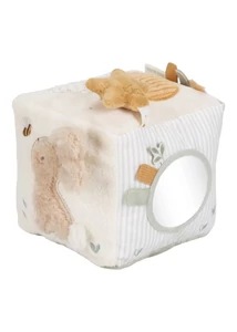 Little Dutch készségfejlesztő plüss kocka - Newborn Naturals