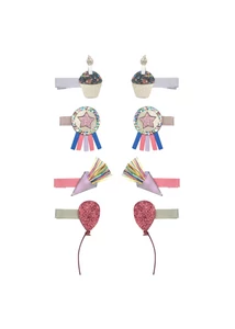 Szülinapos mini csatok - 8 db-os szett