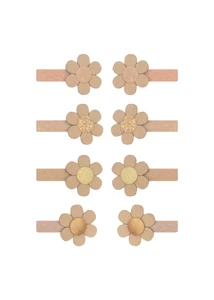 Margarétás mini csatok - 8 db-os szett