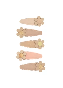 Margarétás mini csatok - 5 db-os szett