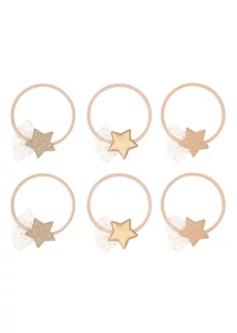 Balett csillag hajgumik - 6 db-os szett