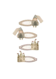 Mimi &amp; Lula Királynő és kastély csatok - 4 db-os szett