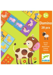 Domino játék - Tanya, 28 db-os - Farm