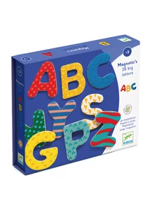 Mágneses betűkészlet - Nagybetűk - 38 fancy letters