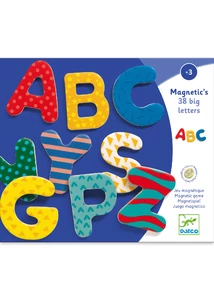 Mágneses betűkészlet - Nagybetűk - 38 fancy letters