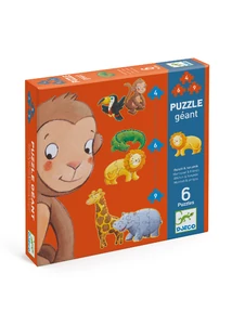 Óriás puzzle - Marmoset és barátai, 4-6-9 db-os - Marmoset and friends