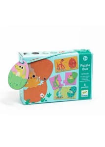 Párosító puzzle - Kié a tojás, 12 db-os - Funny eggs