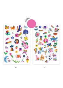 Tetováló matricák - Szivárvány - Rainbow