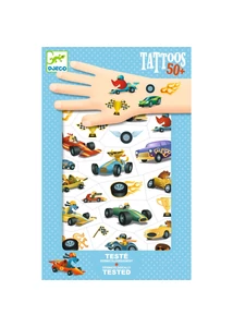 Tetováló matricák - Versenyautók - Speedsters