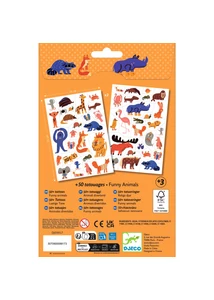 Tetováló matricák - Vicces állatok - Funny animals