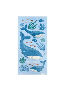 Little Dutch strandtörölköző Ocean World Blue - 60cm X 120cm