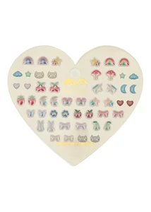 Vidám fülbevaló matricák