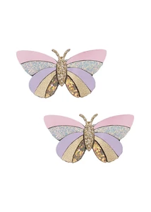 Csíkos pillangós csatok - 2 db-os szett