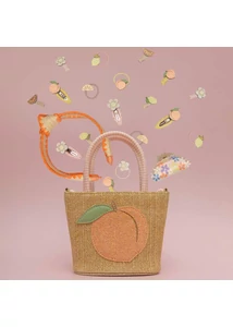 Barackos citrusos mini hajgumik - 8 db-os szett