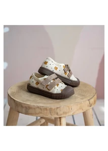 TD Shoes Vászoncipő - bézs, állatos