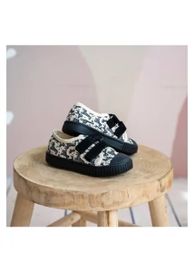 TD Shoes Vászoncipő - fehér, zebra