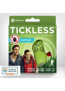Tickless Human kullancsriasztó ultrahangos kikapcsolható zöld