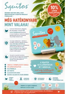 Squitos illatosított matrica, a természetes védelem