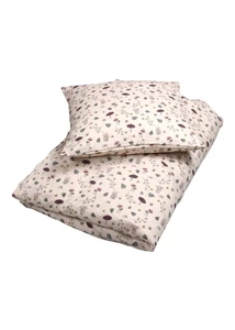 Ágyneműhúzat szett (junior) - erdei mintás (kék)