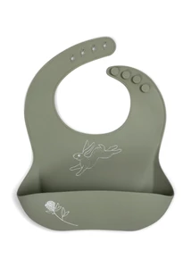 Filibabba szilikon előke - nyuszis