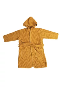 Fürdőköntös - mustársárga (1-2 éves méret)