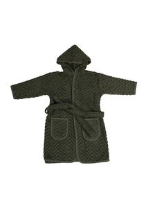 Fürdőköntös - sötétzöld (1-2 éves méret)