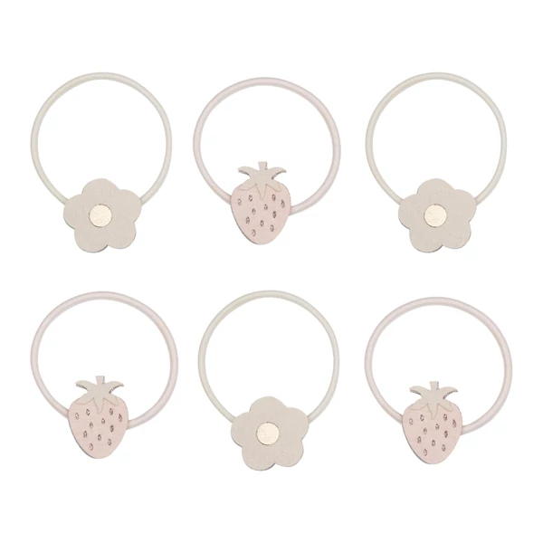 Mimi & Lula Eper és virág hajgumik – 6 db-os szett