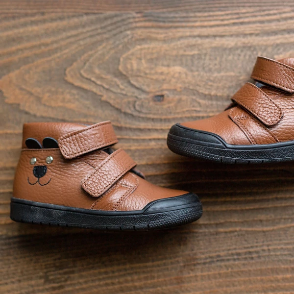 TD Shoes Vízálló Fiú Cipő - BROWN BEAR