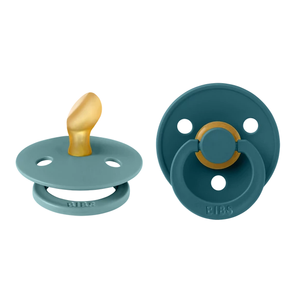 BIBS Colour 2-es szett - anatómiai cumifej (Óceán/Erdei tó), 0-6 hó