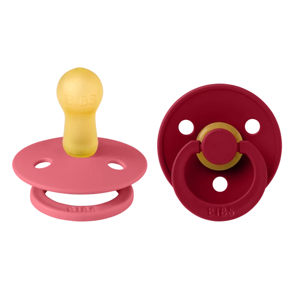 BIBS Colour 2-es szett (Korall/Rubint), 0-6 hó