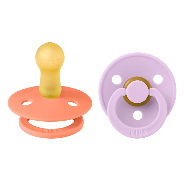 BIBS Colour 2-es szett (Papaya/Viola), 6-18 hó