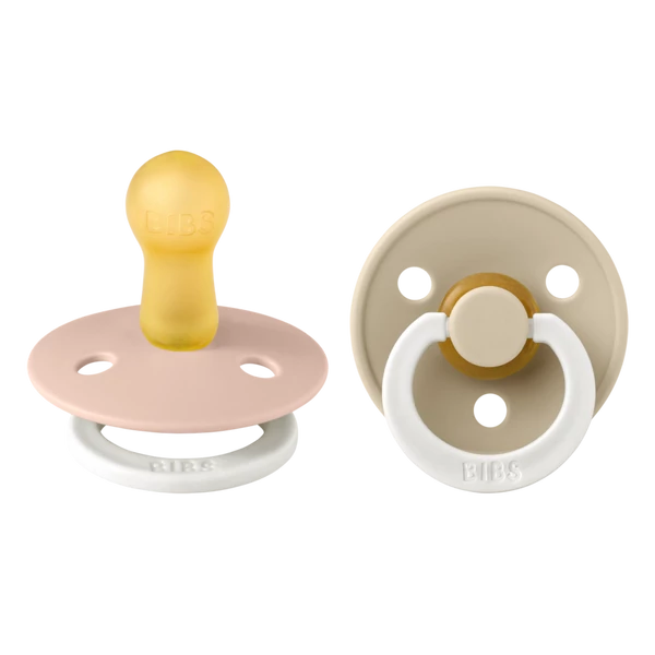 BIBS Colour 2-es szett (Esti púderrózsaszín/Esti vanília), 6-18 hó