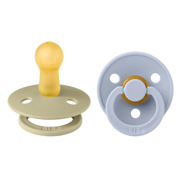 BIBS Colour 2-es szett (Khaki/Hamvaskék), 6-18 hó