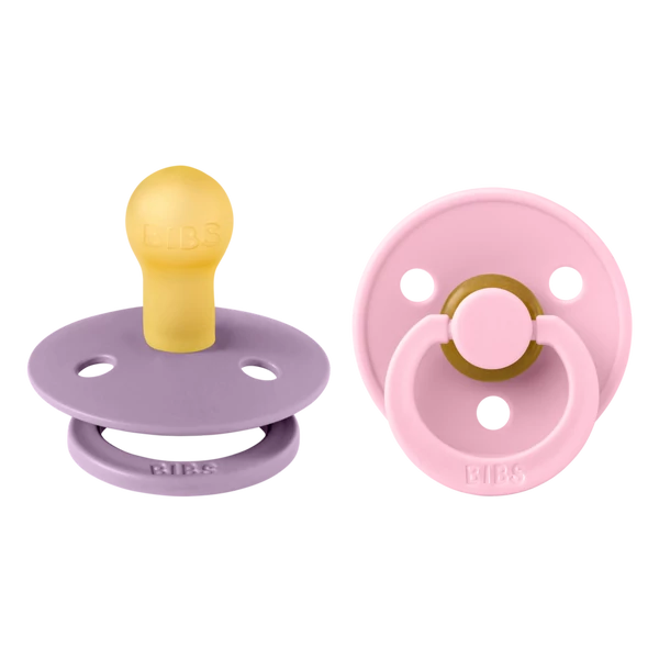 BIBS Colour 2-es szett (Levendula/Babarózsaszín), 0-6 hó