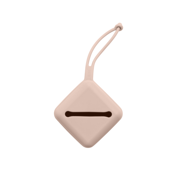 BIBS szilikon cumitartó (Púderrózsaszín)