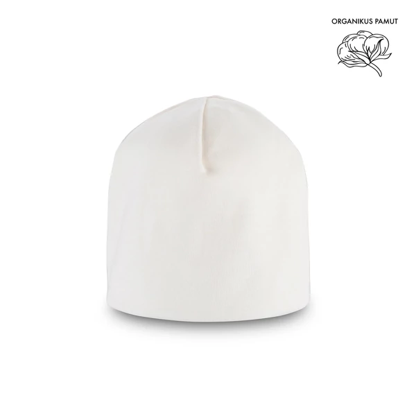 Kenguru Gold - Pamut csecsemő sapka - ecrü