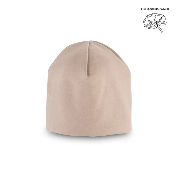 Kenguru Gold - Pamut csecsemő sapka - mogyoró