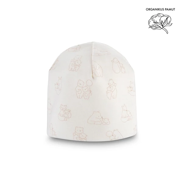 Kenguru Gold - Pamut csecsemő sapka - állatok