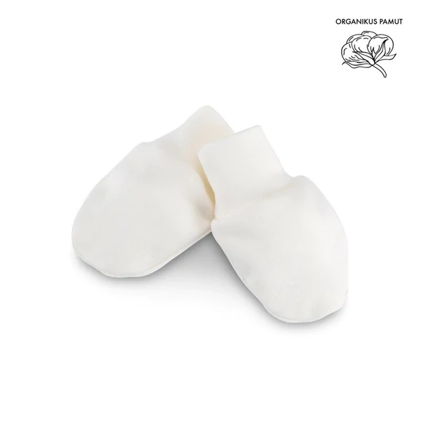 Kenguru Gold - Organikus pamut kesztyű - ecrü