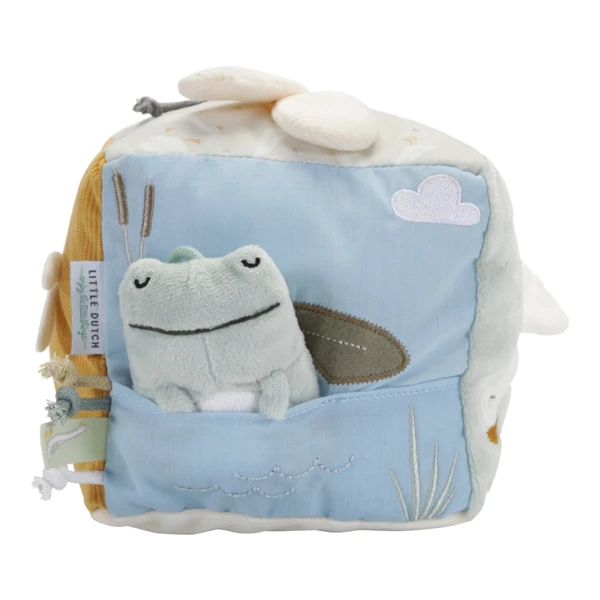 Little Dutch készségfejlesztő plüss kocka - gúnáros