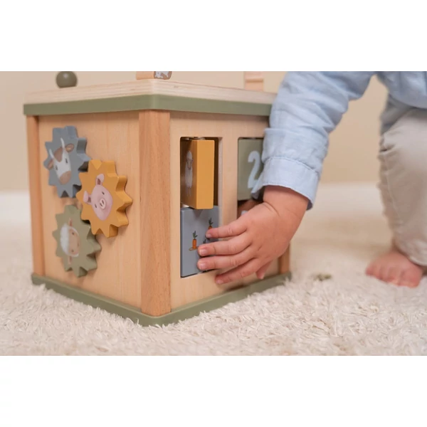 LITTLE DUTCH KÉSZSÉGFEJLESZTŐ KOCKA LITTLE FARM
