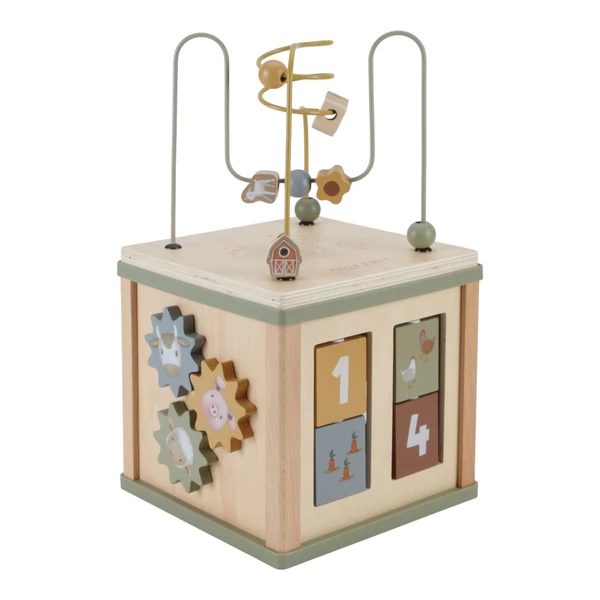 LITTLE DUTCH KÉSZSÉGFEJLESZTŐ KOCKA LITTLE FARM