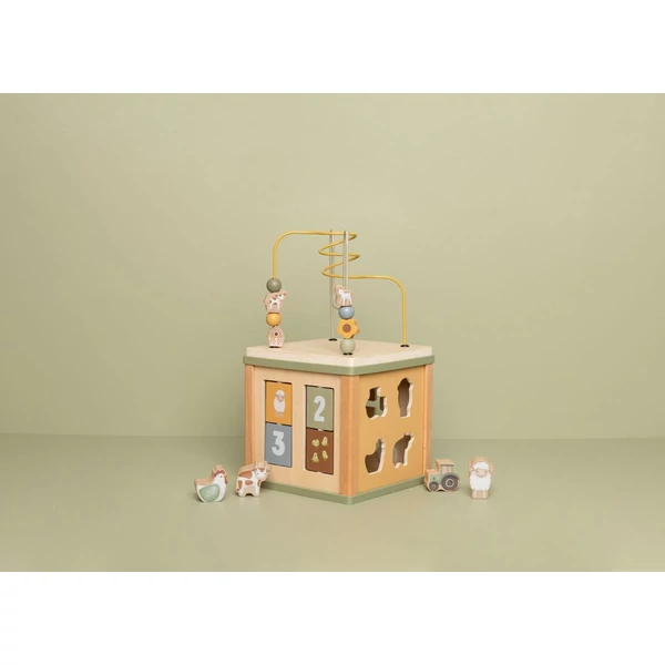 LITTLE DUTCH KÉSZSÉGFEJLESZTŐ KOCKA LITTLE FARM