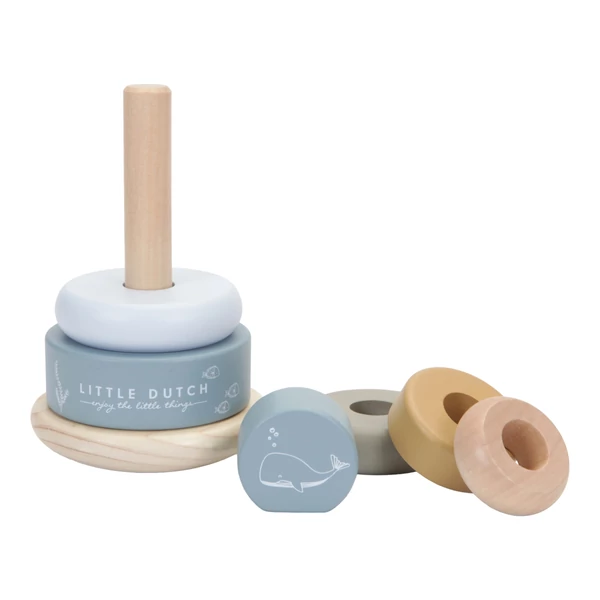 Little Dutch montessori torony - kék