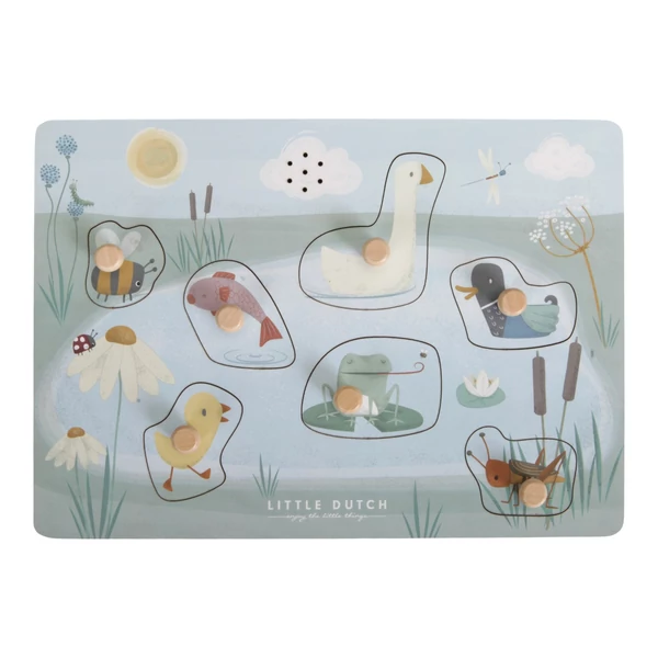 Little Dutch hangos puzzle - állatos FSC