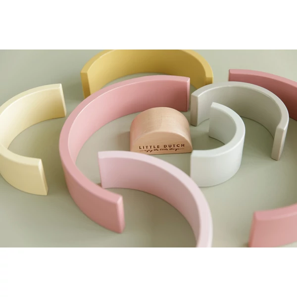 Little Dutch szivárvány építő - pink
