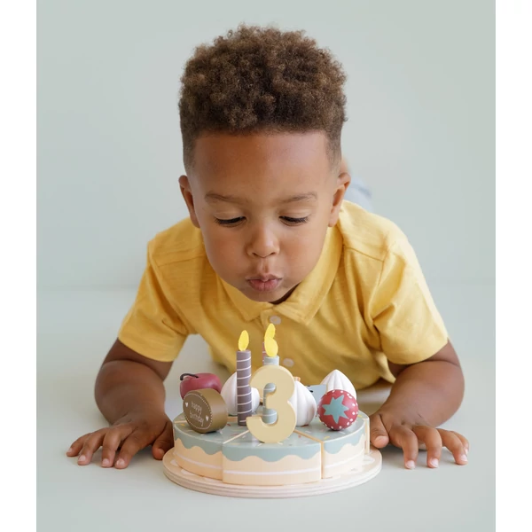 Little Dutch fa játék szülinapi torta XL